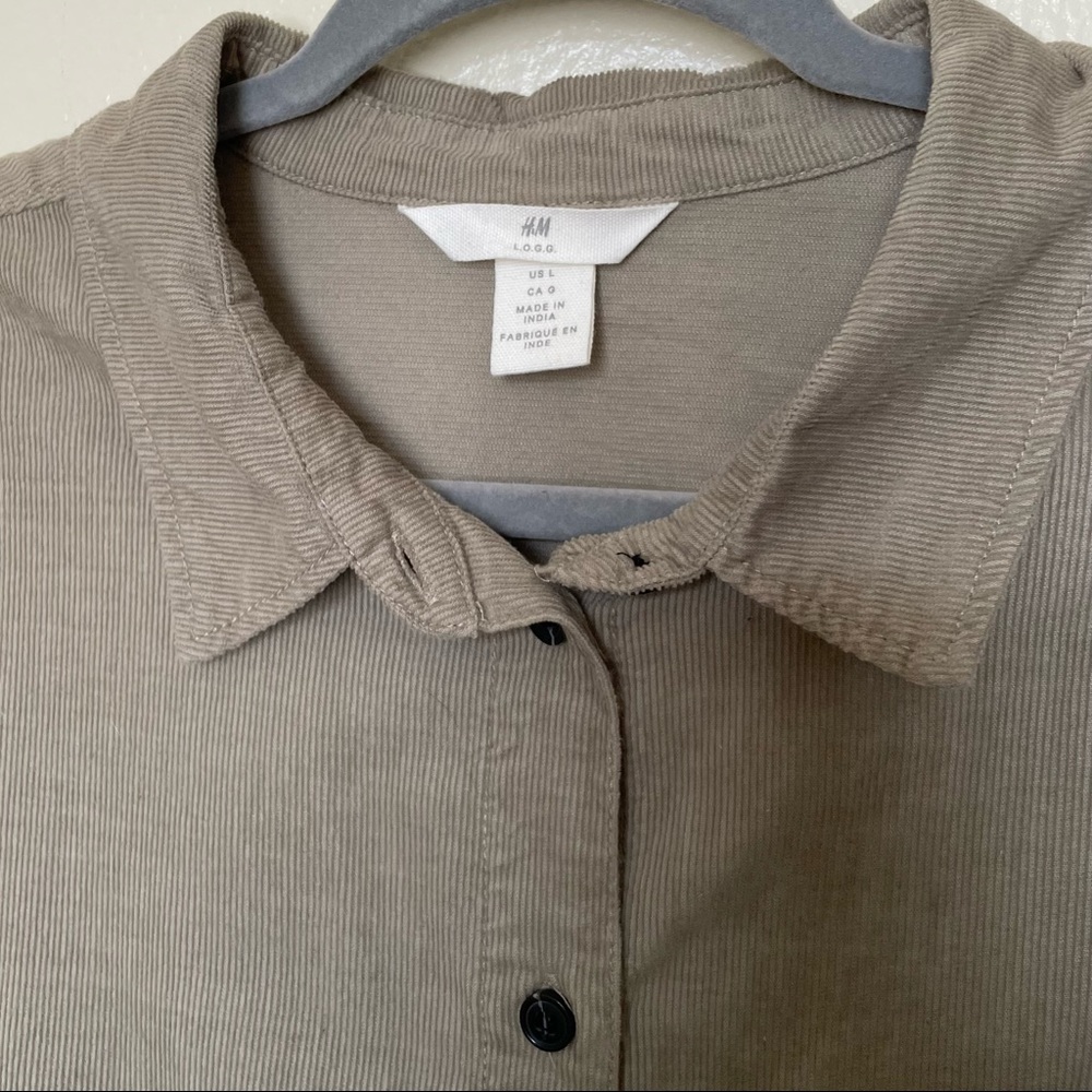 H&M Corduroy Button Down - image 2